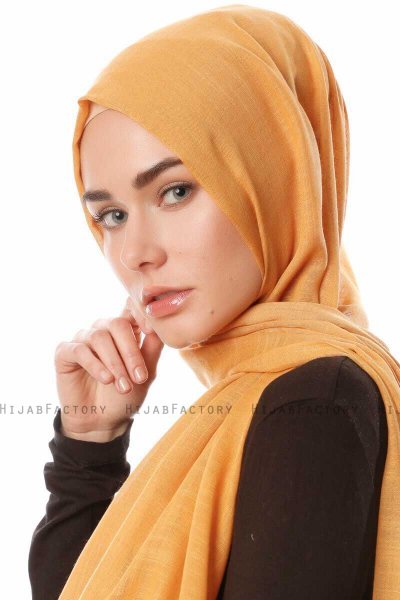 Selma - Donker Goud Hijab - Gülsoy
