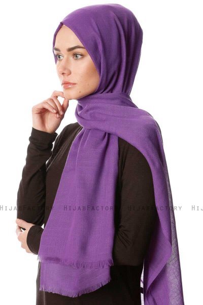 Selma - Donkerpaars Hijab - Gülsoy