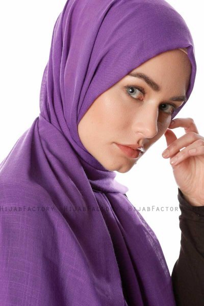 Selma - Donkerpaars Hijab - Gülsoy