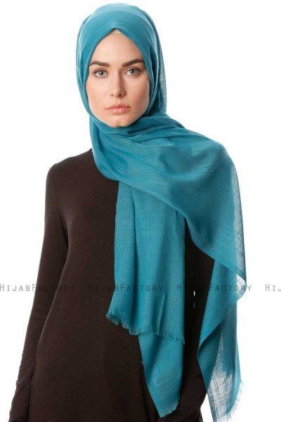 Selma - Benzine Groen Hijab - Gülsoy