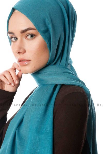 Selma - Benzine Groen Hijab - Gülsoy