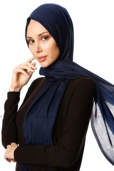 Semahat - Marineblauw Hijab - Özsoy