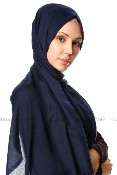 Semahat - Marineblauw Hijab - Özsoy