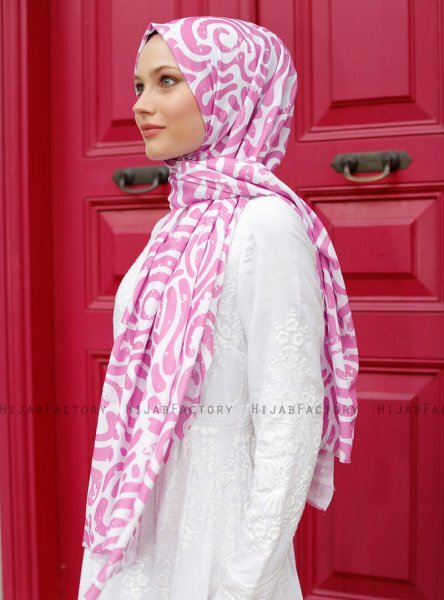 Yumna - Roze Gevormde Hijab