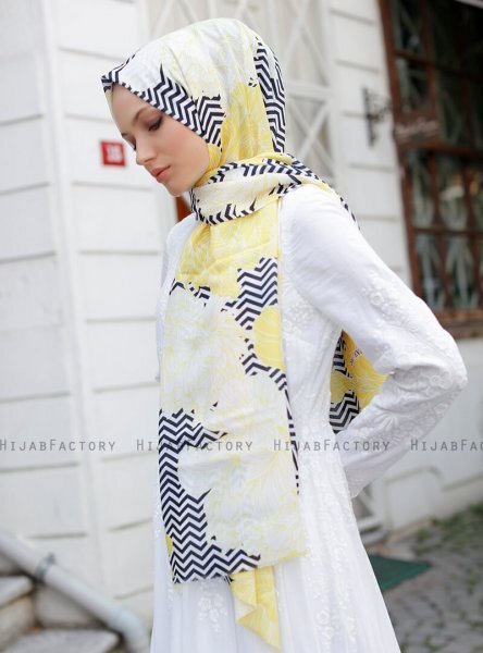 Yumna - Geel Gevormde Hijab