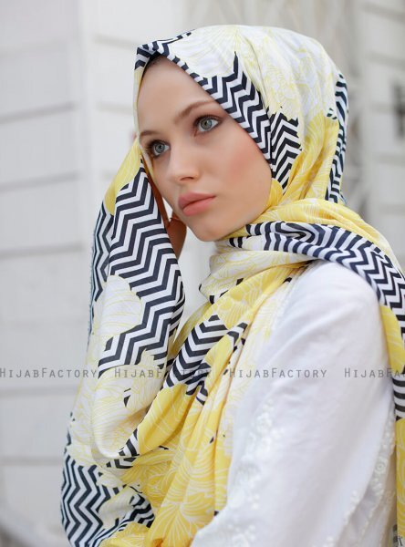 Yumna - Geel Gevormde Hijab
