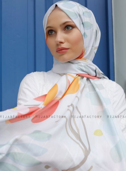 Yumna - Wit Gevormde Hijab
