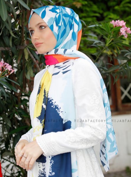 Yumna - Turkoois Gevormde Hijab