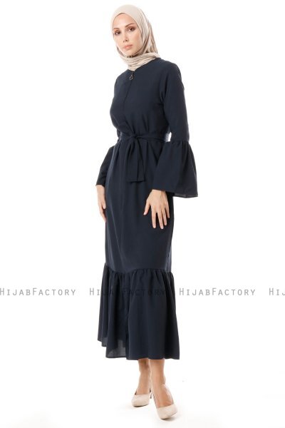 Soraya - Marineblauw Abaya - Miss Cazibe