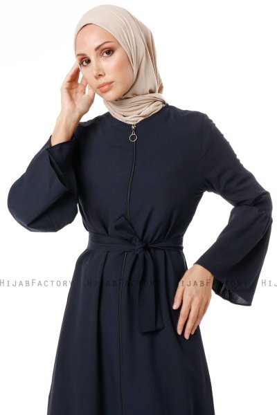 Soraya - Marineblauw Abaya - Miss Cazibe