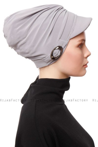 Sumeyye - Lichtgrijs Turban