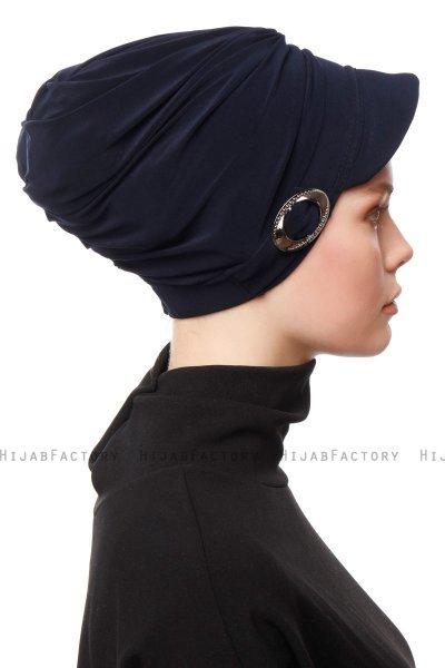 Sumeyye - Marineblauw Turban