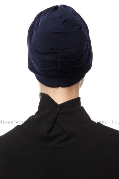 Sumeyye - Marineblauw Turban