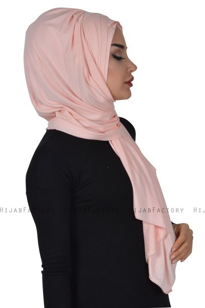Tamara - Oudroze Katoenen Praktisch Hijab