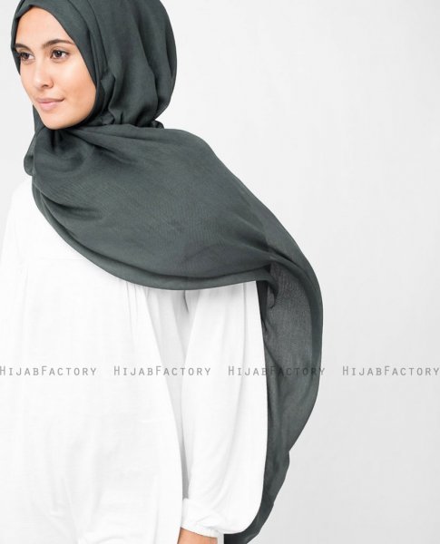 Urban Chic - Mörkgrön Viskos Hijab Sjal InEssence Ayisah 5HA46c