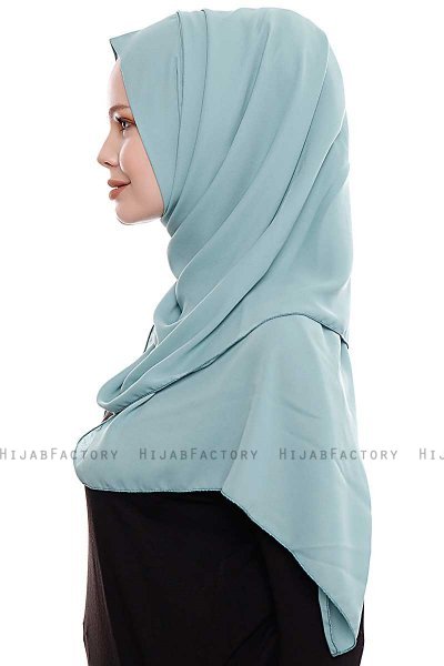 Yara - Munt Praktisch One Piece Crepe Hijab