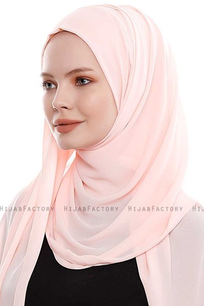 Yara - Roze Praktisch One Piece Crepe Hijab