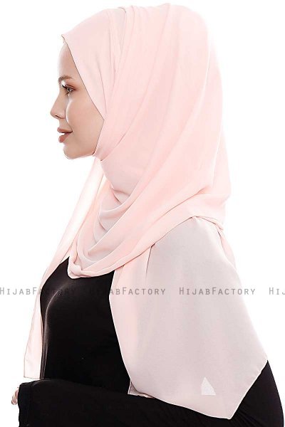 Yara - Roze Praktisch One Piece Crepe Hijab