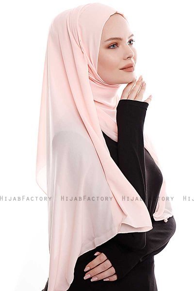 Yara - Roze Praktisch One Piece Crepe Hijab