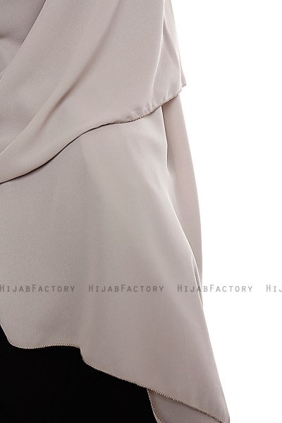 Yara - Sand Praktisch One Piece Crepe Hijab