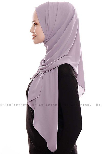 Yara - Steen Grijs Praktisch One Piece Crepe Hijab