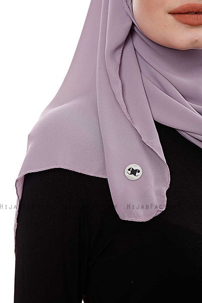 Yara - Steen Grijs Praktisch One Piece Crepe Hijab