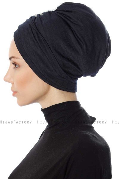 Yonca - Marineblauw Turban