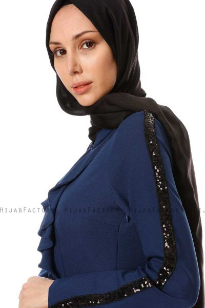Yussra - Marineblauw Jurk - Burun