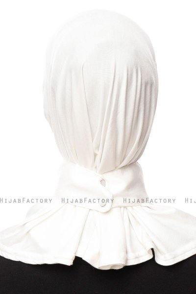 Zeliha - Creme Praktisch Viscose Hijab