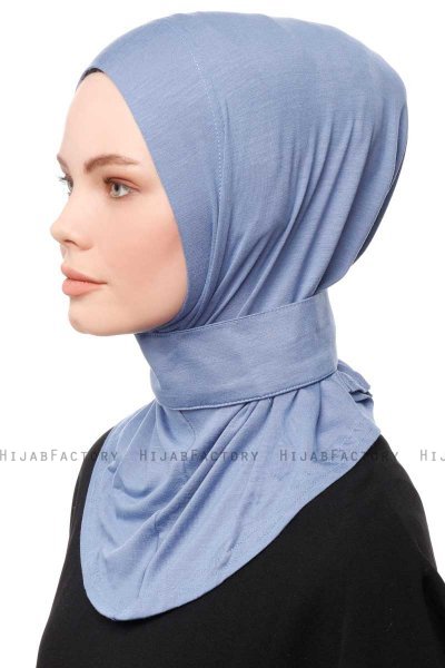 Zeliha - Indigo Praktisch Viscose Hijab
