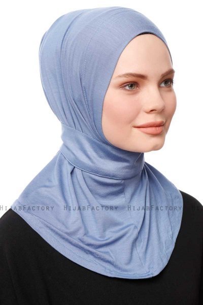 Zeliha - Indigo Praktisch Viscose Hijab