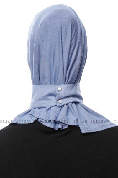Zeliha - Indigo Praktisch Viscose Hijab