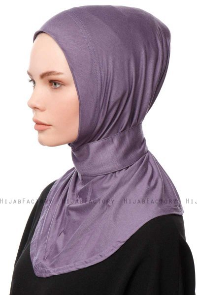 Zeliha - Purper Praktisch Viscose Hijab