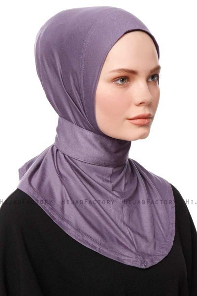 Zeliha - Purper Praktisch Viscose Hijab