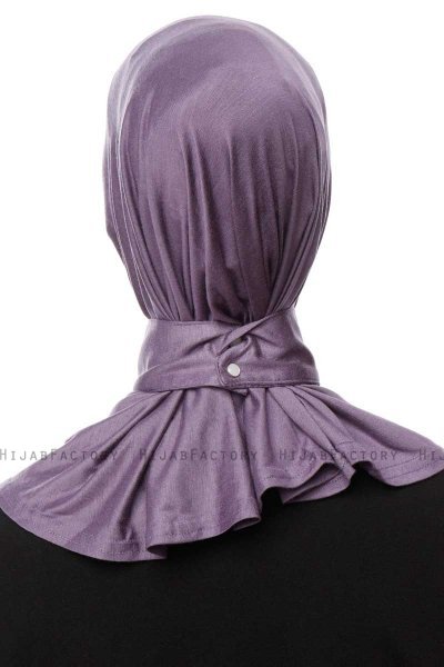 Zeliha - Purper Praktisch Viscose Hijab