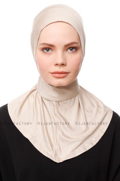 Zeliha - Licht Taupe Praktisch Viscose Hijab