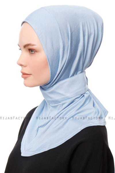 Zeliha - Lichtblauw Praktisch Viscose Hijab