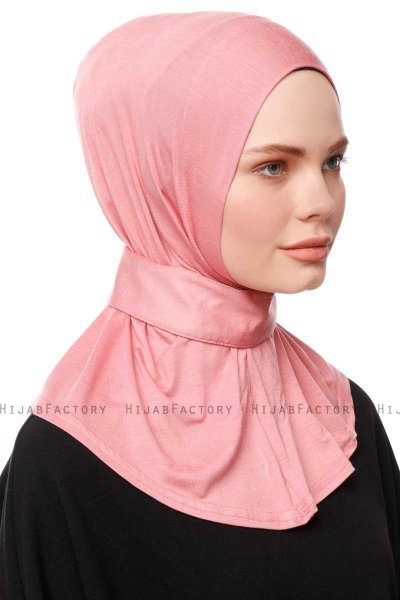 Zeliha - Donker Roze Praktisch Viscose Hijab