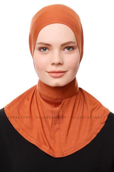 Zeliha - Baksteenrood Praktisch Viscose Hijab