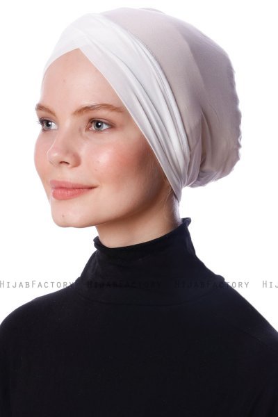 Zeynep - Creme Parizien Onderkapje - Ecardin