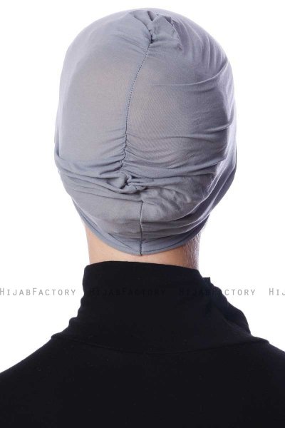 Zeynep - Donker Grijs Parizien Onderkapje - Ecardin