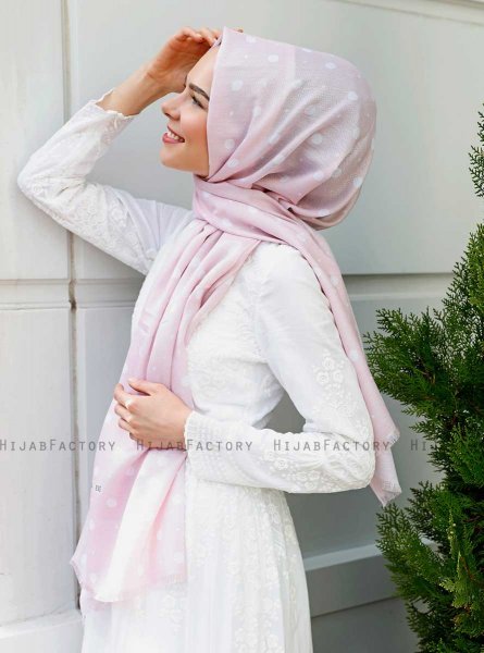 Zinera - Roze Gevormde Hijab - Sal Evi