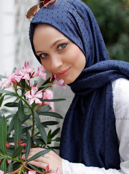 Malika - Marineblauw Hijab - Sal Evi