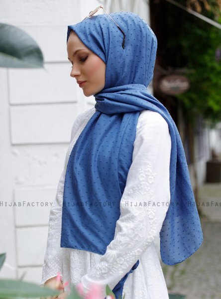 Malika - Blauw Hijab - Sal Evi
