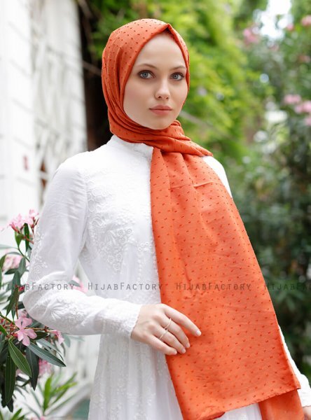 Malika - Oranje Hijab - Sal Evi