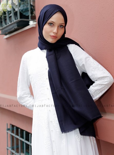 Zaina - Marineblauw Hijab - Sal Evi