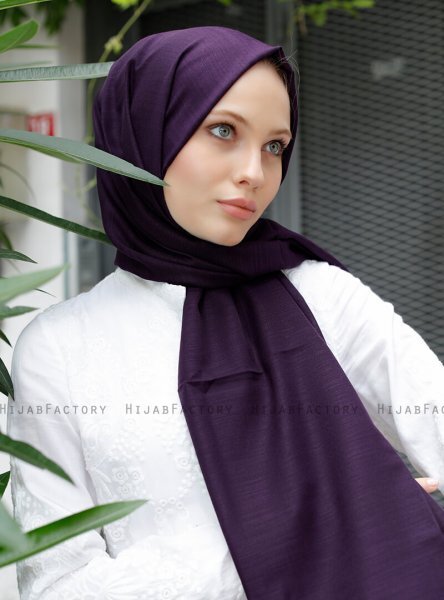 Zaina - Donkerpaars Hijab - Sal Evi