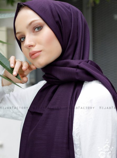 Zaina - Donkerpaars Hijab - Sal Evi