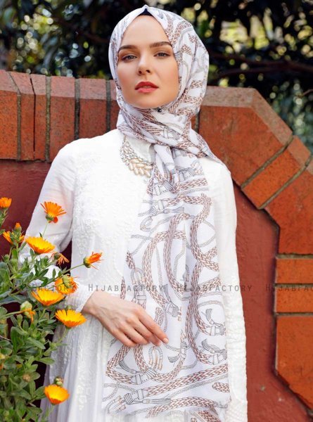 Zuleika - Bruin Gevormde hijab - Sal Evi