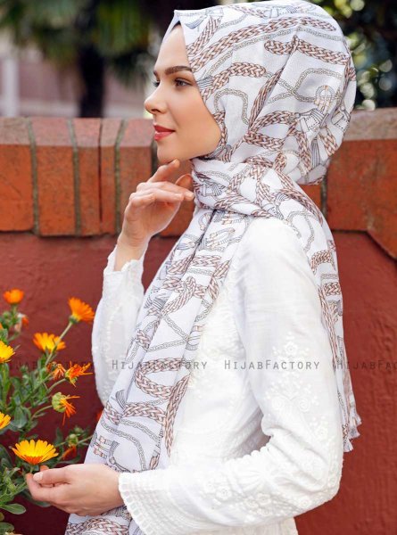 Zuleika - Bruin Gevormde hijab - Sal Evi